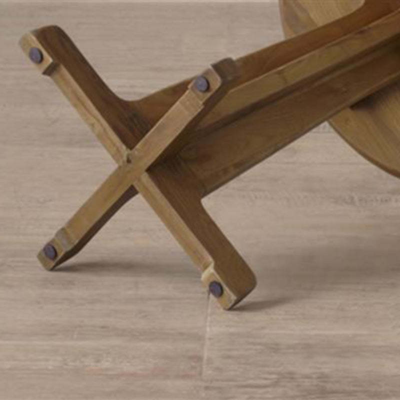 Vintage Distressed Wood End Table