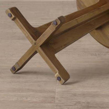 Vintage Distressed Wood End Table