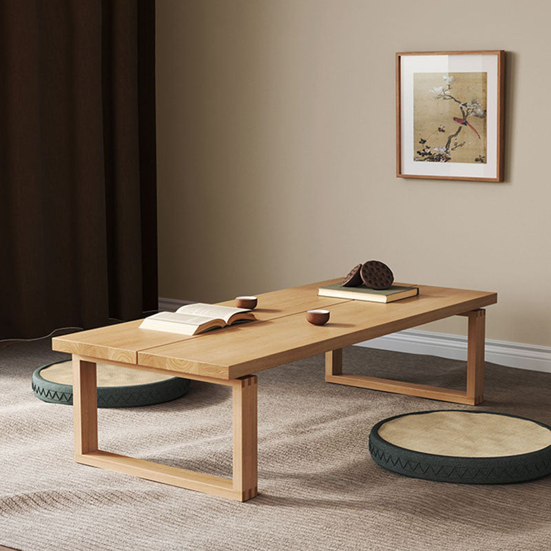 Traditional rectangular pine natural coffee tables, Lighom
