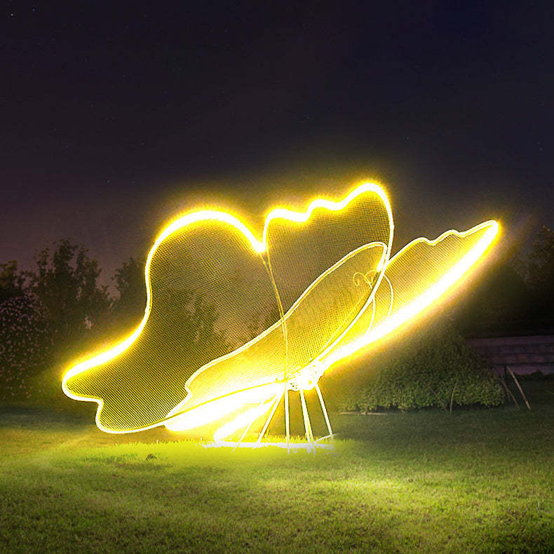 Modern Art Deco Butterfly LED Outdoor Landscape Light