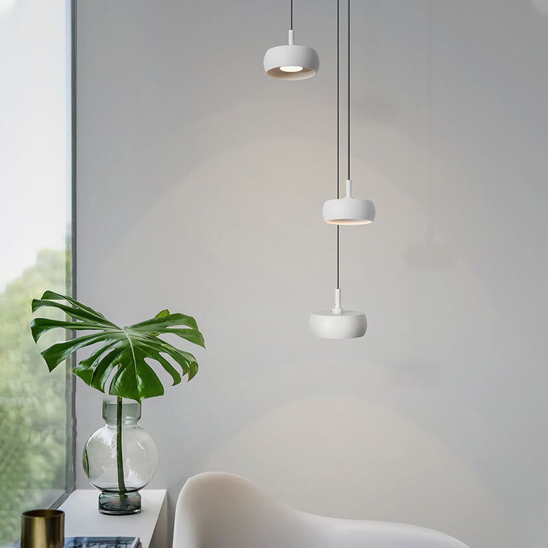 Nordic Dome Aluminum Retractable LED Pendant