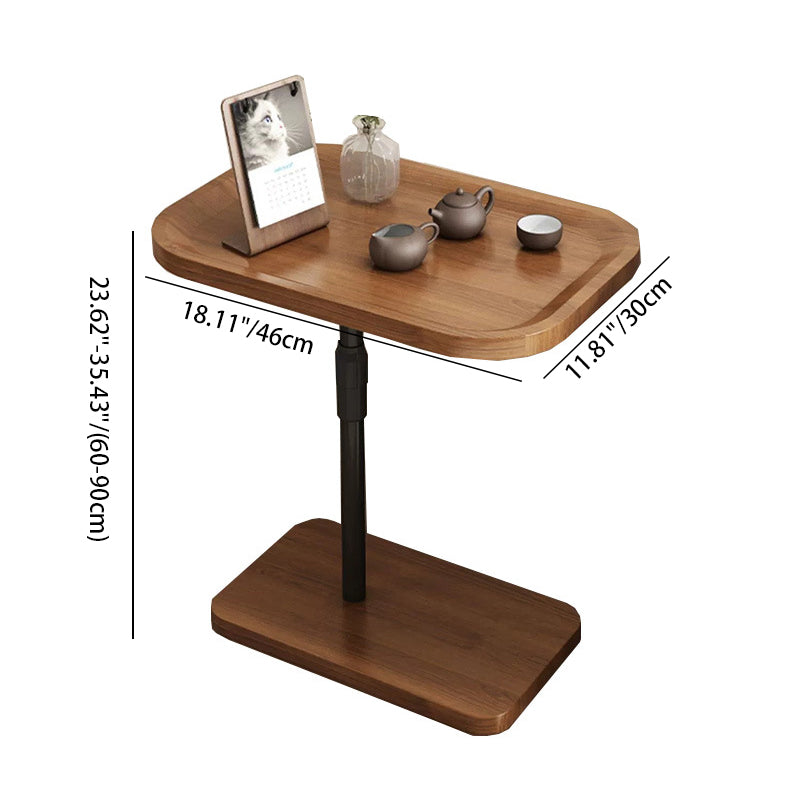 Minimalist Rectangular Panel End Table