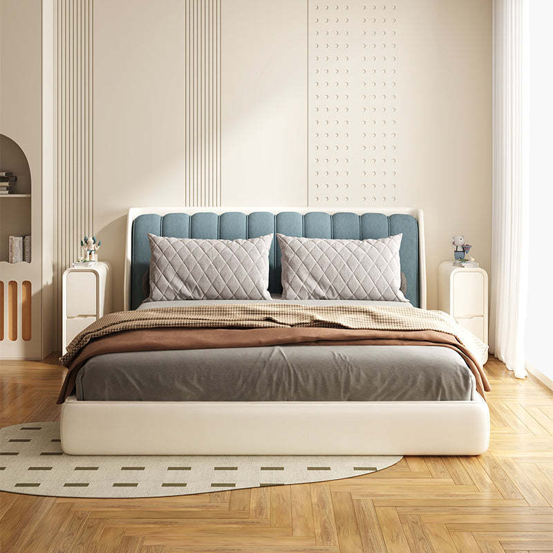 Minimalist Leather Nightstand 2-Drawer