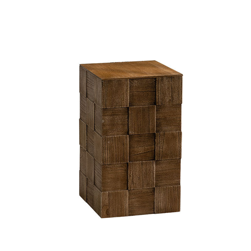 Vintage Solid Wood End Table