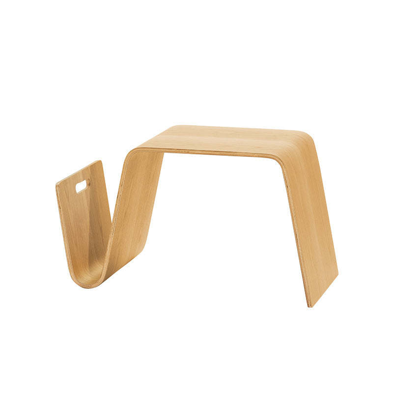 Scandinavian N-Shape Wood End Table