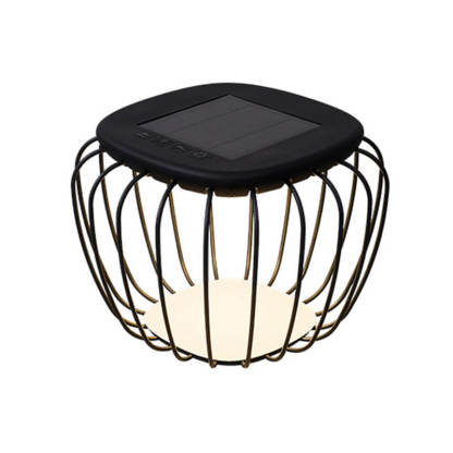 Solar Minimalist Cage LED Outdoor Landscape Light