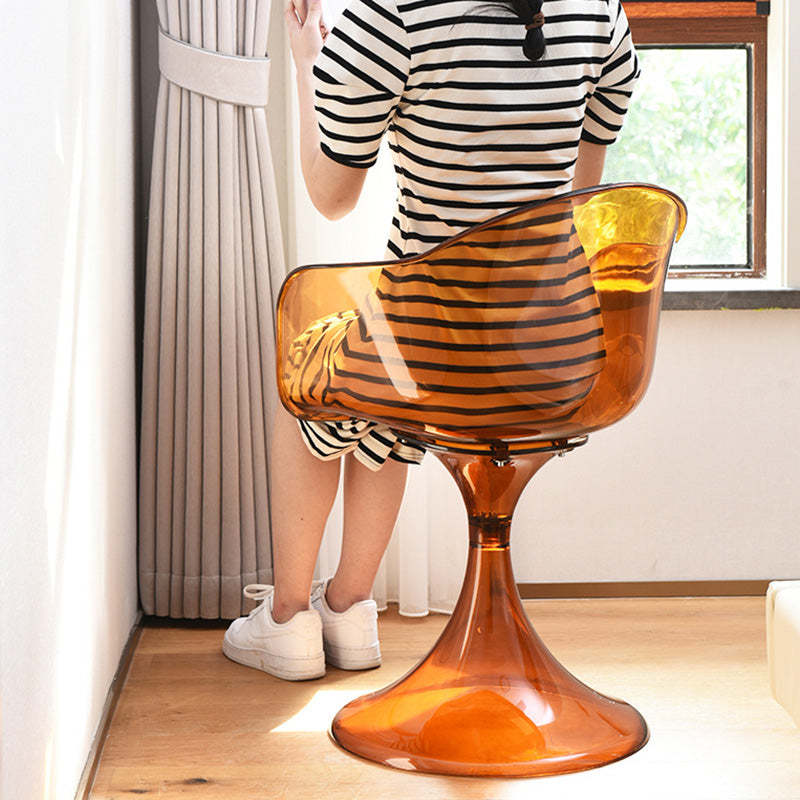 Nordic Acrylic Arc Dining Chair