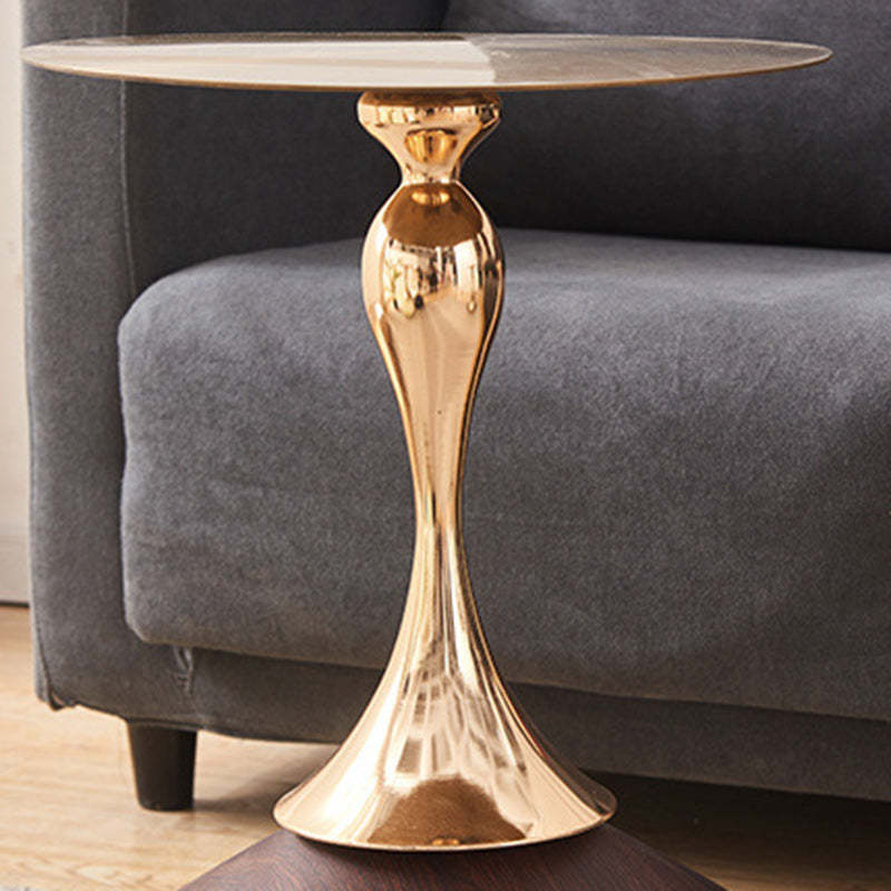 Luxury Round Oval Metal Coffee Table