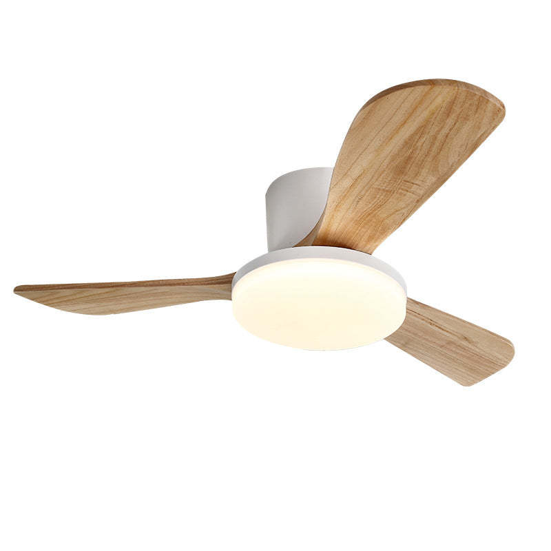 Scandinavian Copper Fan Mount Ceiling Fan Light