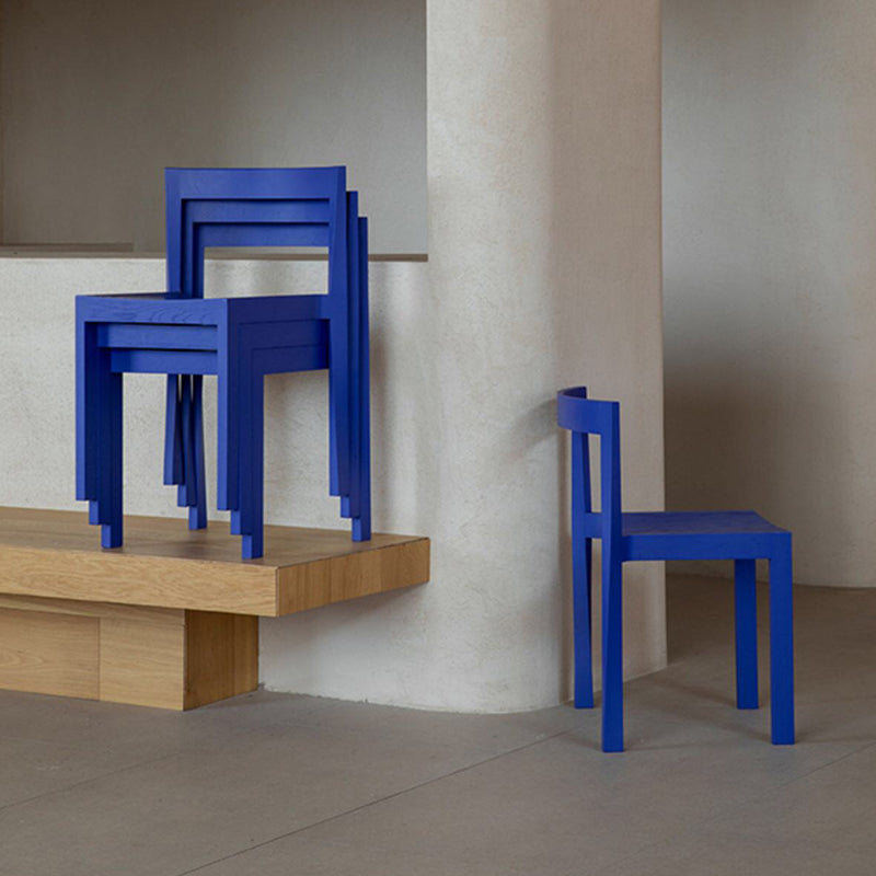 Minimalist Rectangular Wood Chair