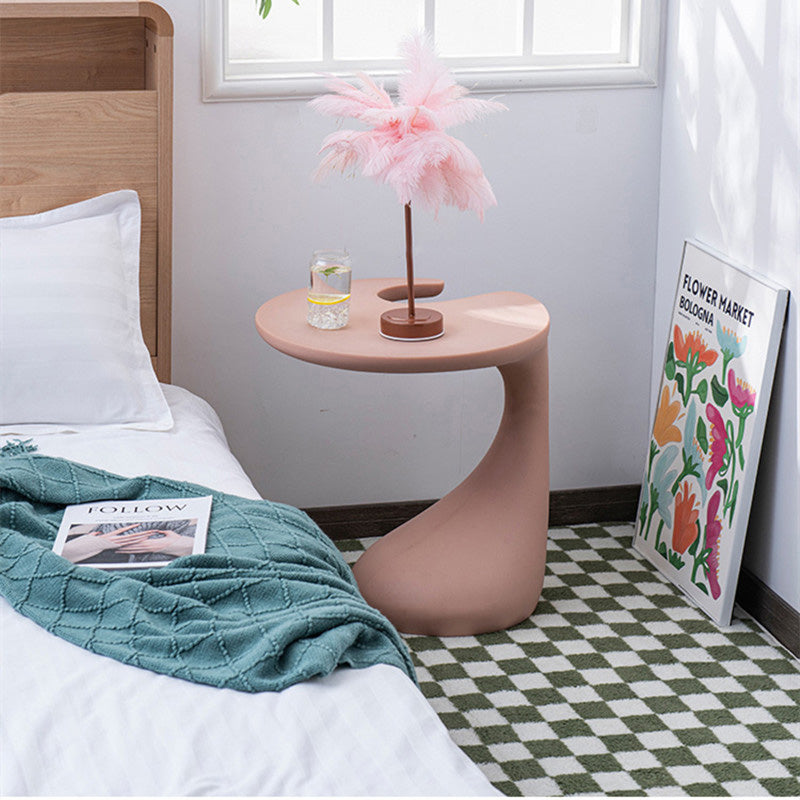 Contemporary C-Shape Coffee Table
