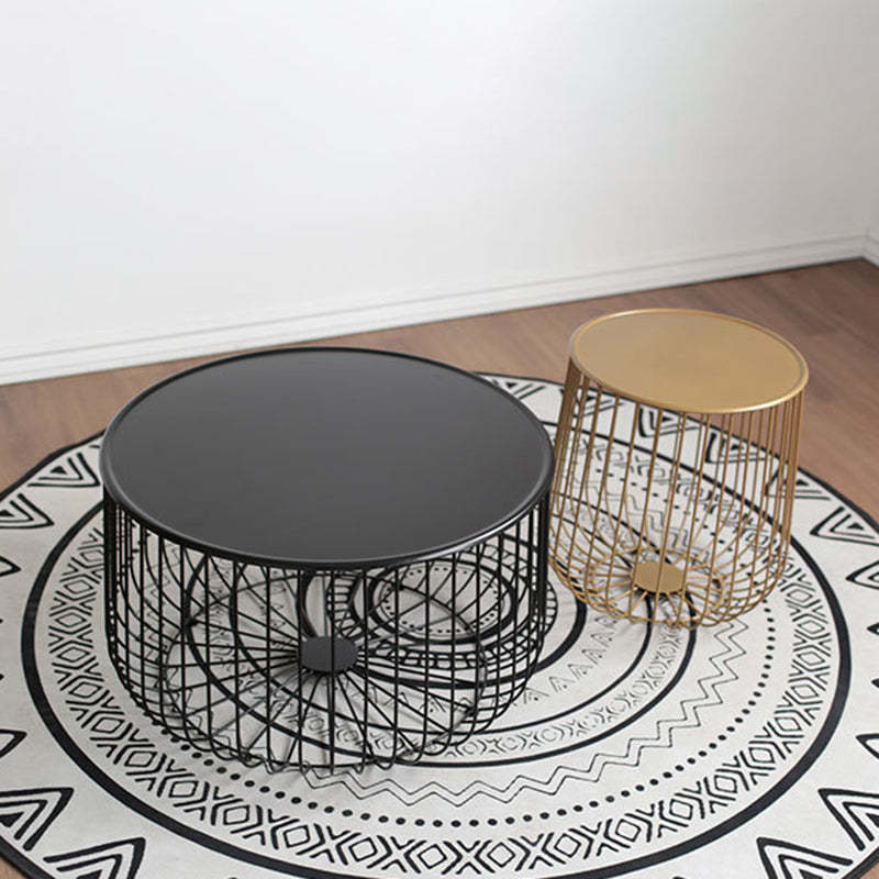 Contemporary Iron Cage Coffee Table