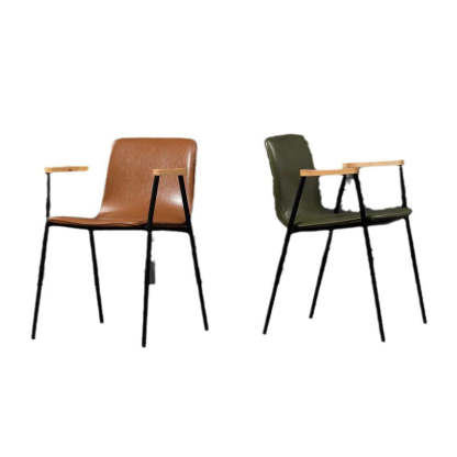 Faux Leather Upholstered Dining Chair