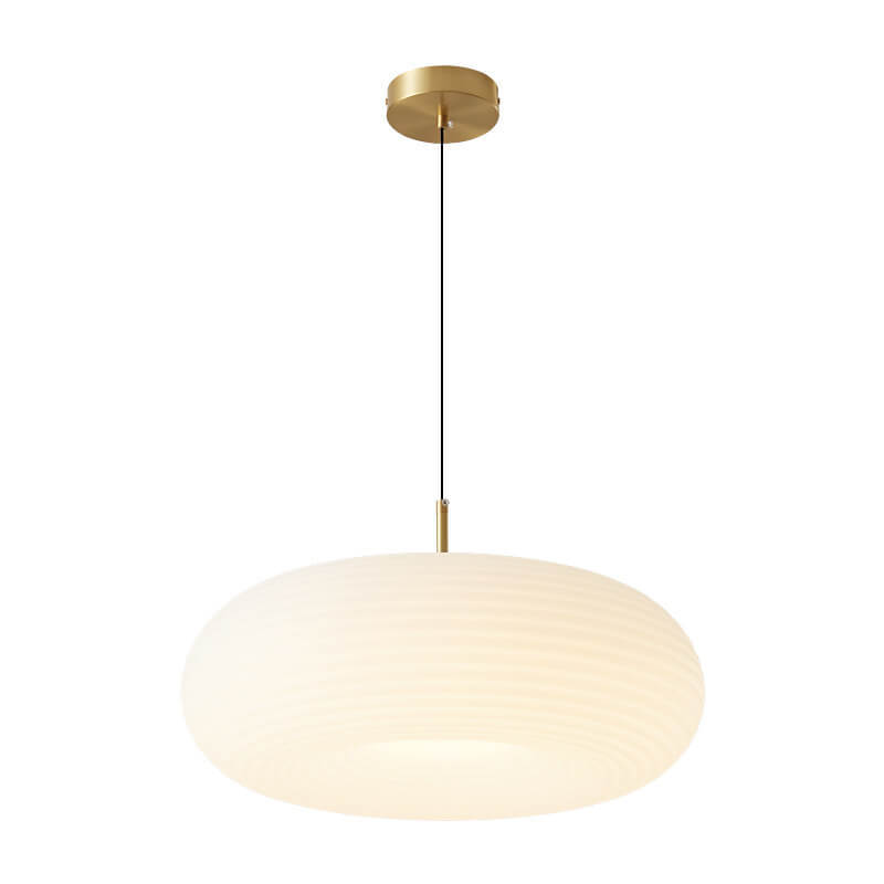Modern Cream Apple Copper LED Pendant Light
