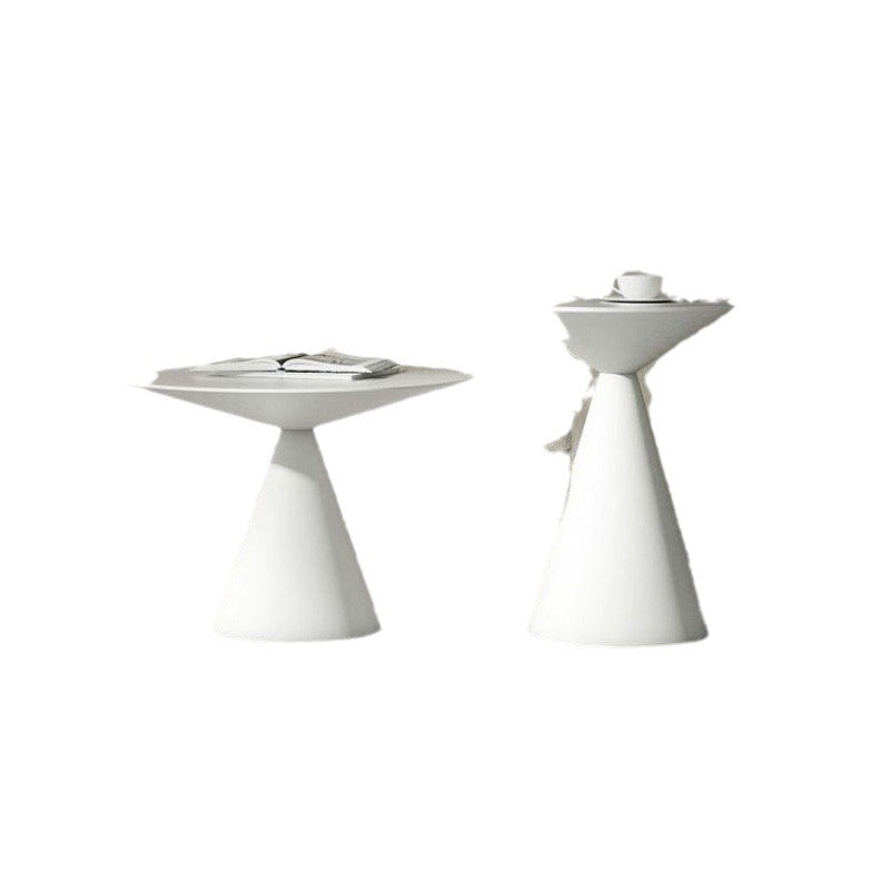 Minimalist Cone Aluminum End Table