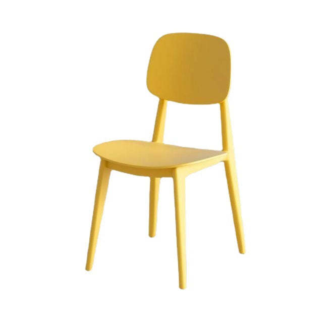 Scandinavian Macaron Plastic Dining Chair