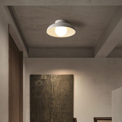 Japanese Wabi-Sabi Iron Glass Ceiling Light