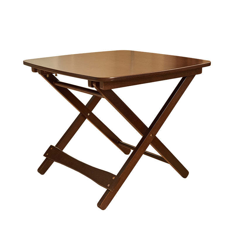 Vintage Solid Wood Foldable End Table