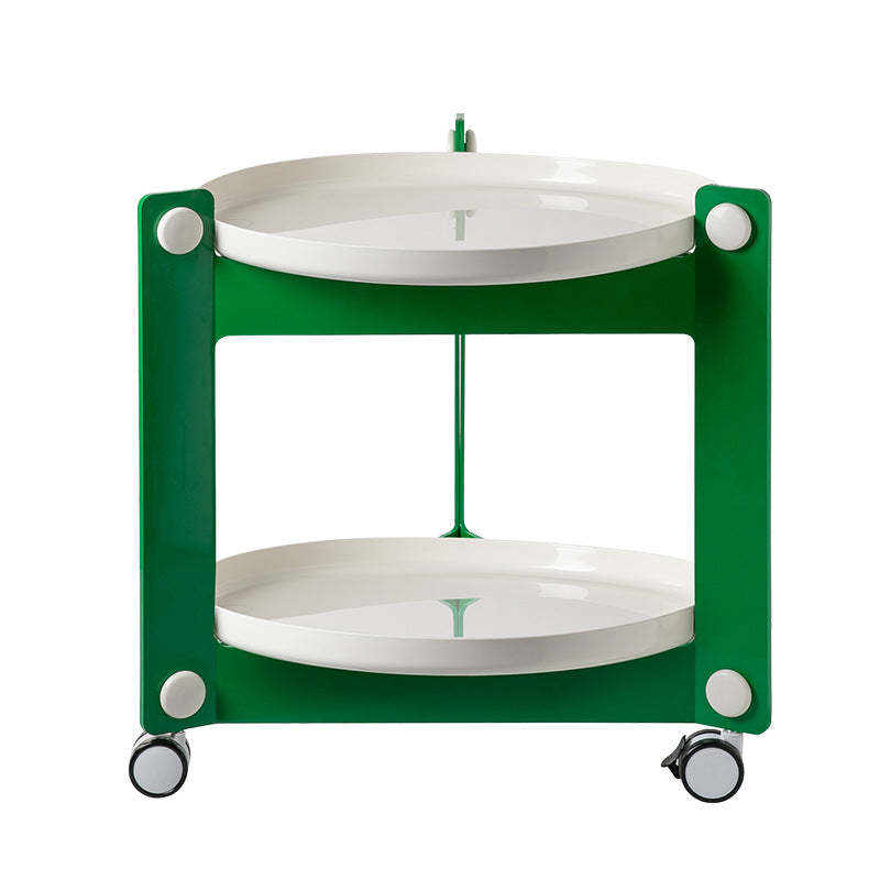 Scandinavian Tray 2-Tier Movable End Table