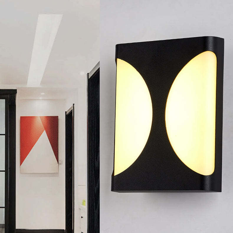 Modern Waterproof LED Outdoor Wall Sconce — B / 110V-120V For US/CA / Warm White (3000K)