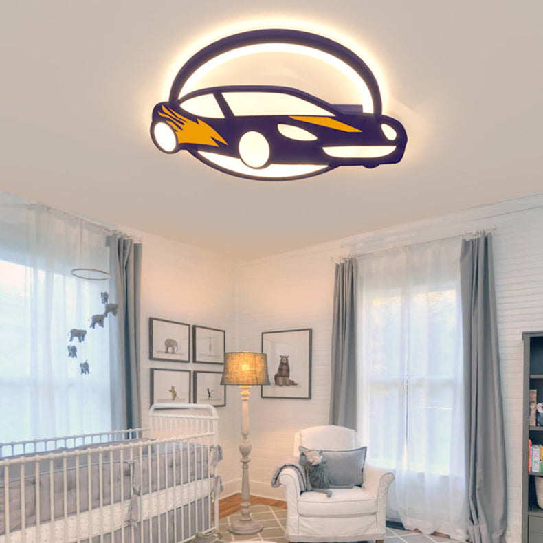 Lighom creative car sports acrylic flush mount lighting — Cool White (6000K) / 220V-240V (UK/AU)
