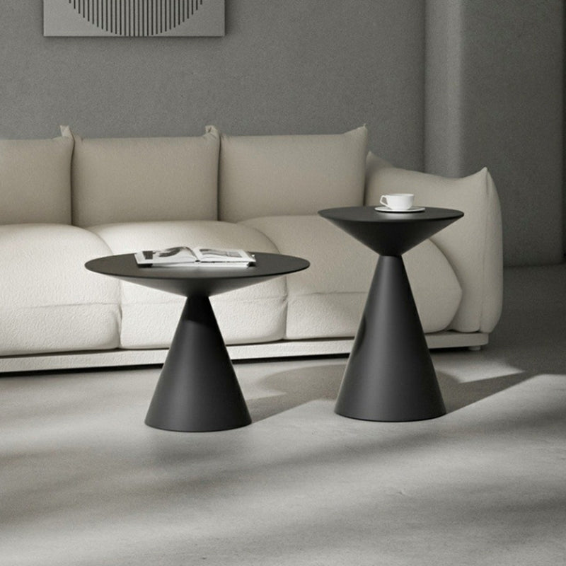 Minimalist Cone Aluminum End Table