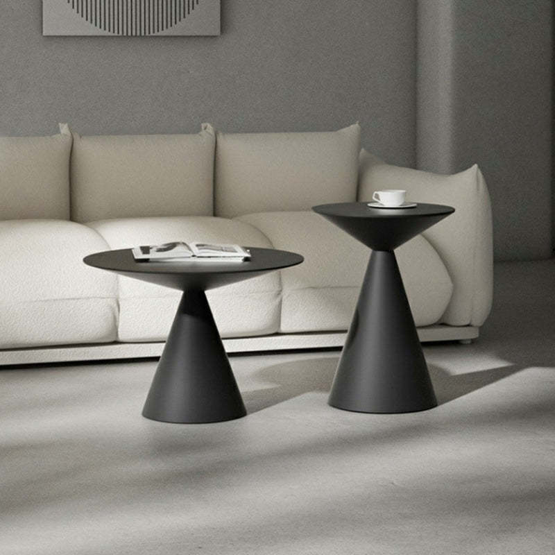 Minimalist Cone Aluminum End Table