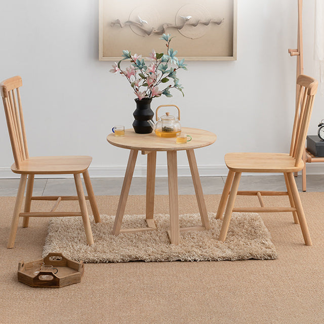 Contemporary Wood V-Leg Coffee Table