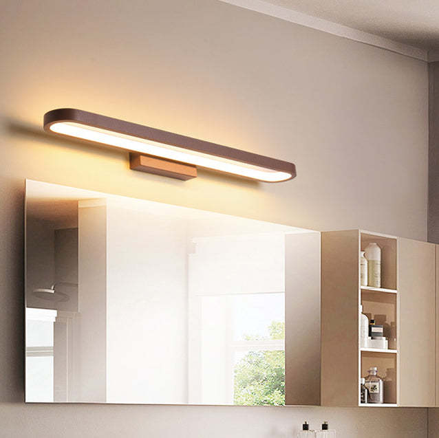 European Circular Aluminum LED Vanity Wall Sconce — Warm Light (3000K) / 220V-240V For UK/AU