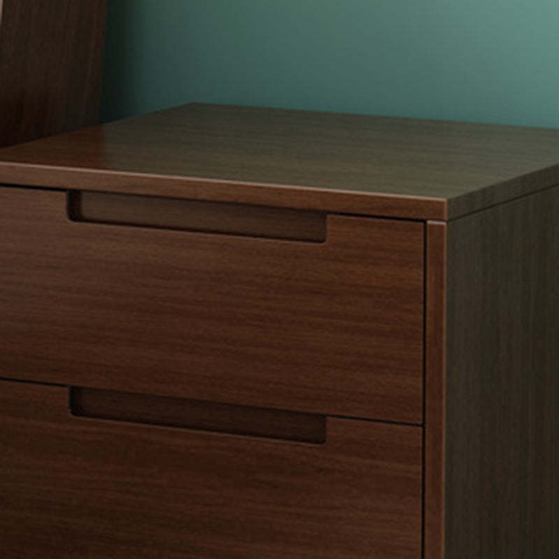 Nordic Wood 1/2-Drawer Nightstand — 2 / White
