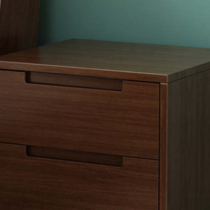 Nordic Wood 1/2-Drawer Nightstand — 2 / White