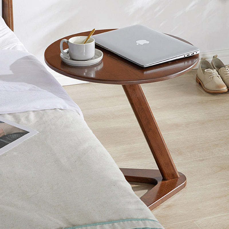 Nordic Triangle Base Wood Coffee Table