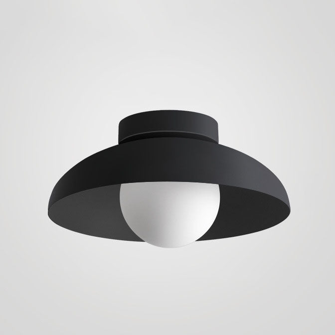 Japanese Wabi-Sabi Iron Glass Ceiling Light