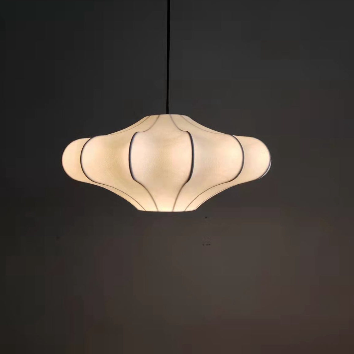 Lighom nordic lantern silk iron pendant lighting — 220V-240V (UK/AU)
