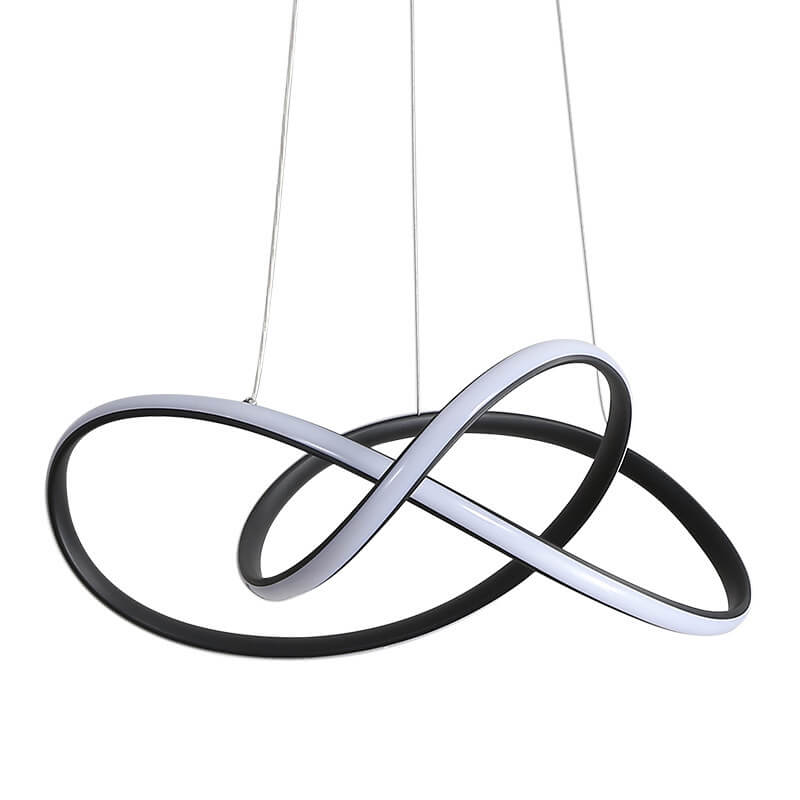 Minimalist Ring Aluminum Strip LED Pendant Light — Warm Light (3000K) / 110V-120V For US/CA