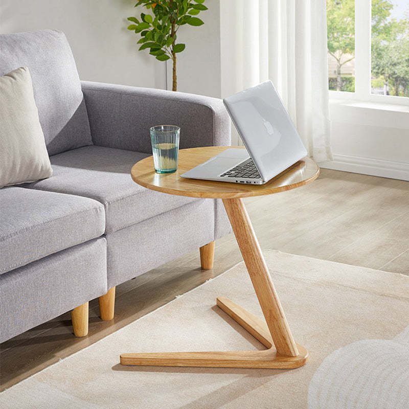 Nordic Triangle Base Wood Coffee Table