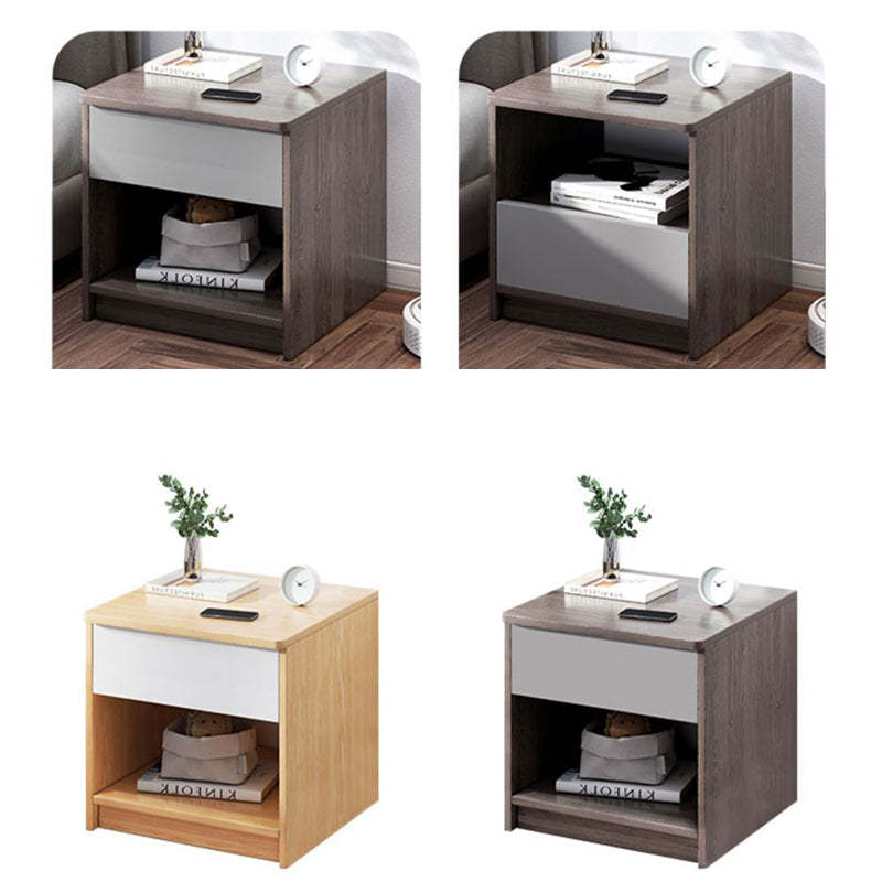 Minimalist Density Panel 1-Drawer Nightstand