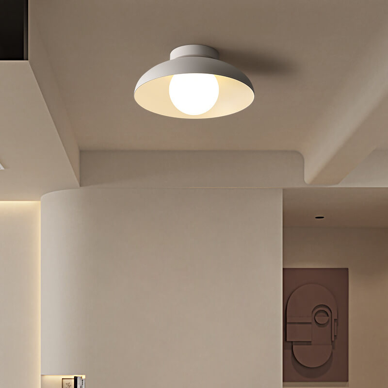 Japanese Wabi-Sabi Iron Glass Ceiling Light