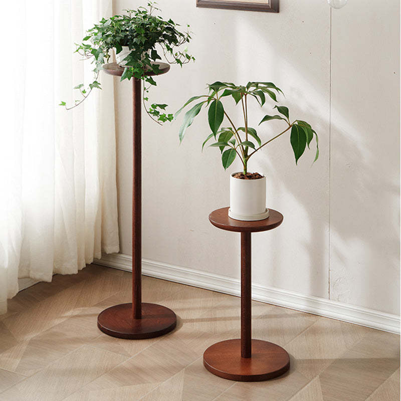 Minimalist Round Wood End Table