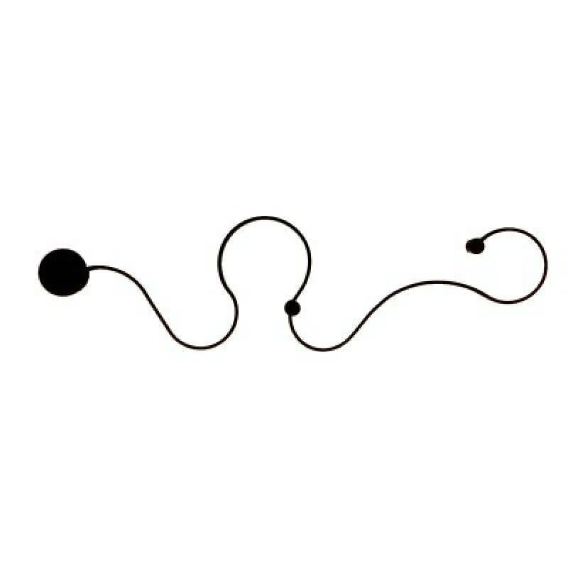 Modern Aluminum Snake Curved LED Sconce