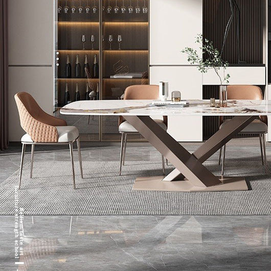 Lighom minimalist stainless red dining chairs & benches