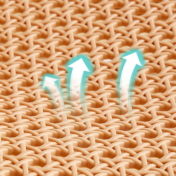 Minimalist Rattan Plastic Dining Chair