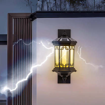 Chinese Solar Cylinder Loft Aluminum Glass Wall Sconce