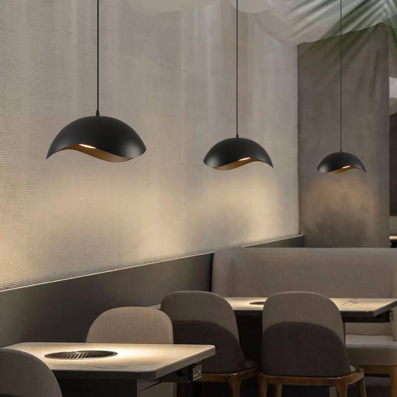 Nordic Minimalist Dome Wave LED Pendant Light