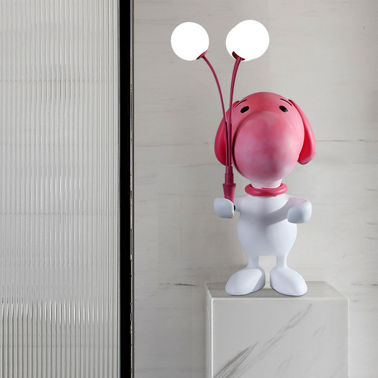 White creative snoopy table lamps — 220V-240V (UK/AU)