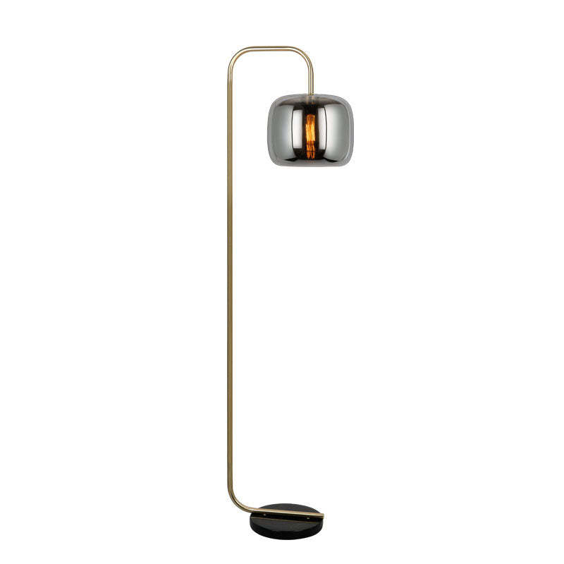 Nordic Vintage Iron Marble Floor Lamp