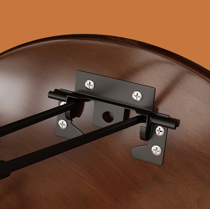 Minimalist Foldable Wood Iron Coffee Table