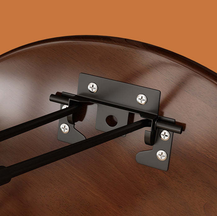Minimalist Foldable Wood Iron Coffee Table