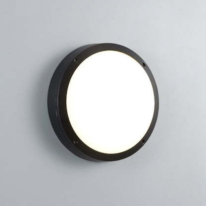Round Outdoor Waterproof Aluminum Acrylic LED Flush Light — B / White Light (5000K) / 220V-240V For UK/AU