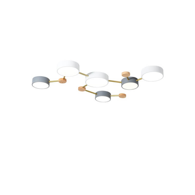 Scandinavian Minimalist Flush Mount Light